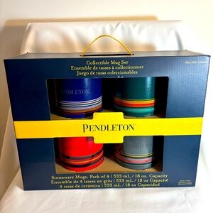 Pendleton National Park Multicolor Stoneware Mug Collection 18 oz NEW IN BOX